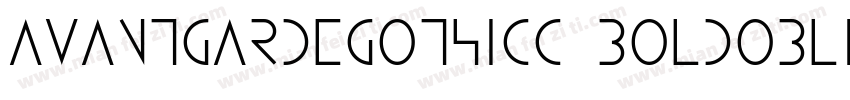 avantgardegothicc boldoblique字体转换